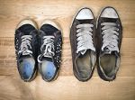 Schuhe Alt Bett Reparieren Absatz Kleben