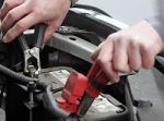 Auto winter Batterie Frost