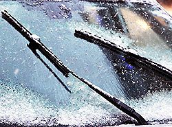 Autofahren Winter Eis Windschutzscheibe