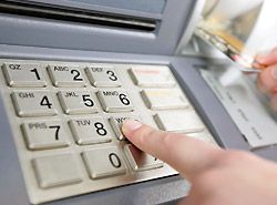Geldautomat Bank Euro falsches Konto