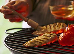 Grill kochen Steak Maiskolben Gesundheit Nachhaltigkeit